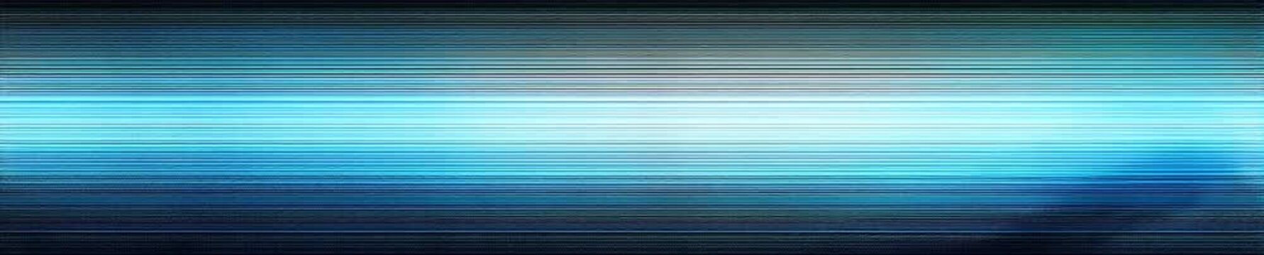 Abstract futuristic animation of stylized female eyes appearing on a digital screen. Glowing blue neon background with retro monitor scanlines and glitch effect. Artificial intelligence concept with c