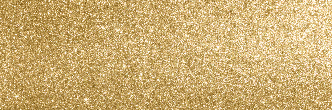 Shimmering gold glitter background texture for luxury design, festive celebration and elegant branding