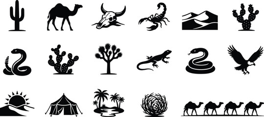 Black and white of animals plants buildings and wildlife trees des © ROHIMA