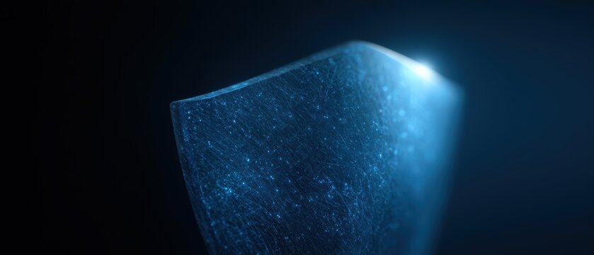 cyber firewall protection background, glowing security shield