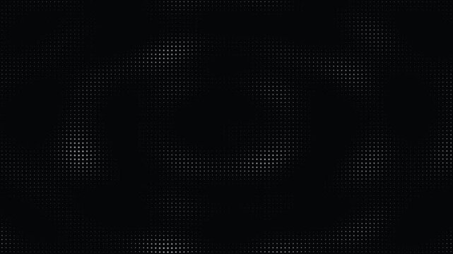 Abstract black and white halftone dot grid pattern background