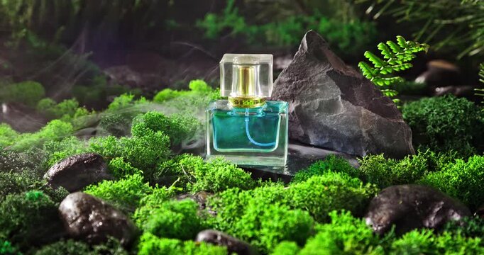 Aromatic fragrance diffuser as a refreshing scent of the forest.