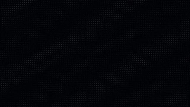 Abstract black wavy dot pattern background