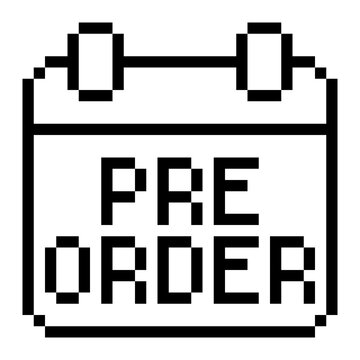 Pixel Art Pre Order Icon