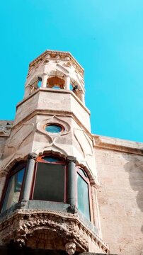 Church of the Twelve Apostles (Fırfırlı Mosque) &ndash; Vertical Cinematic Footage  Şanlıurfa, Turkey