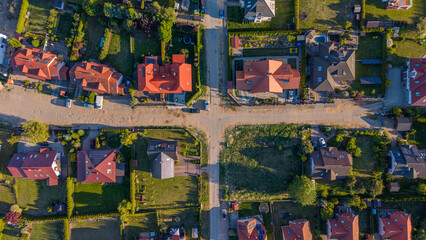 Fototapeta premium Residential Districts Of Gdańsk From Above
