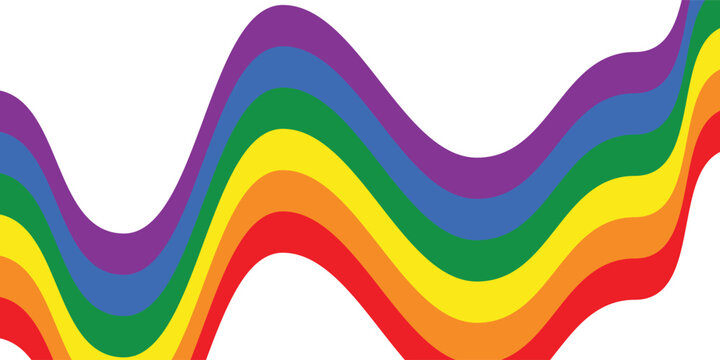 LGBTQIA flag border, inclusive progress pride background