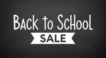 Fototapeta premium Back to school sale get ready for a fresh start with exciting discounts