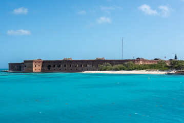 Fototapeta premium Fort jefferson in dry tortugas national park
