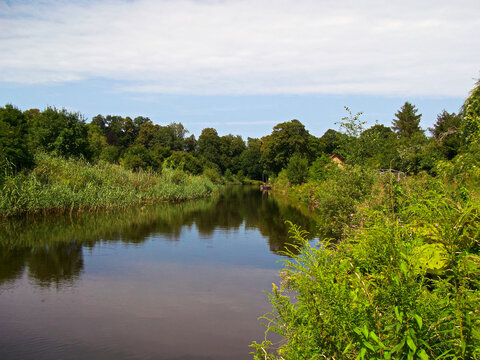 Flusslandschaft in der sch&ouml;nen Uckermark
