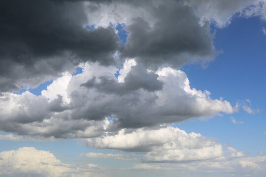 blue sky with clouds