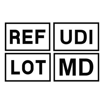 Medical Device Labeling Symbols for REF UDI LOT and MD Identification Supporting Traceability and Regulatory Compliance