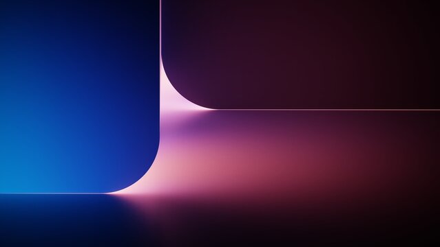 Gradient geometric background with magenta band and dark blocks