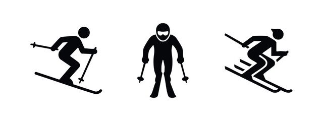Skiing icons © Lili