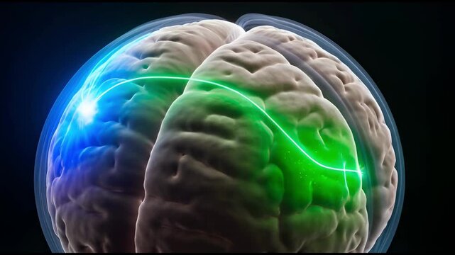 Glowing Brain Energy Flow Abstract Neuroscience Visualization Mind Consciousness Light Network