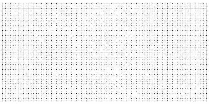 a precise grid of small black dots on a white background pattern