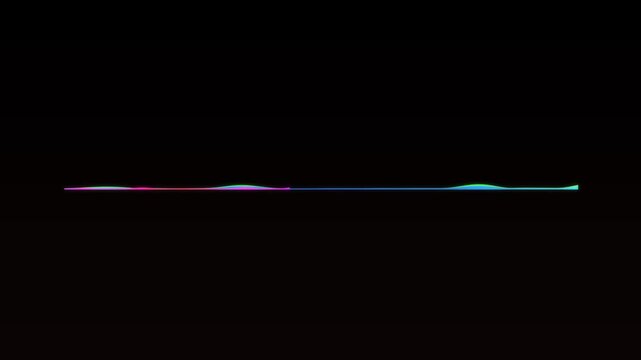 White audio visualization effect with alpha channel. Audio spectrum waveform animation,audio frequency sound waves equalizer spectrum on black background, Sound equalizer bars music audio waveform