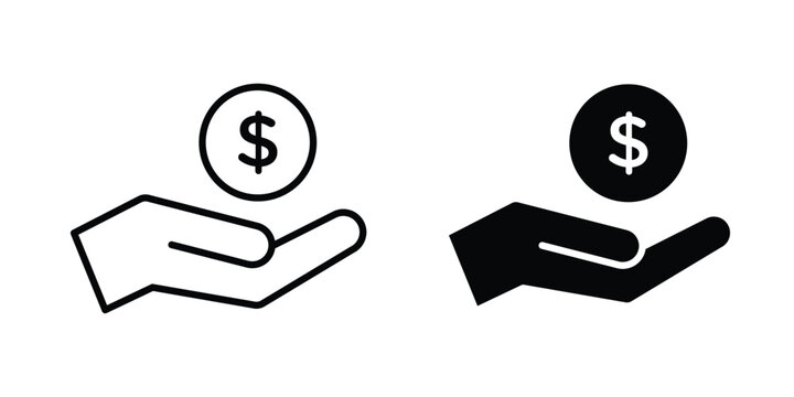 Take credit icon and symbol series vector illustration