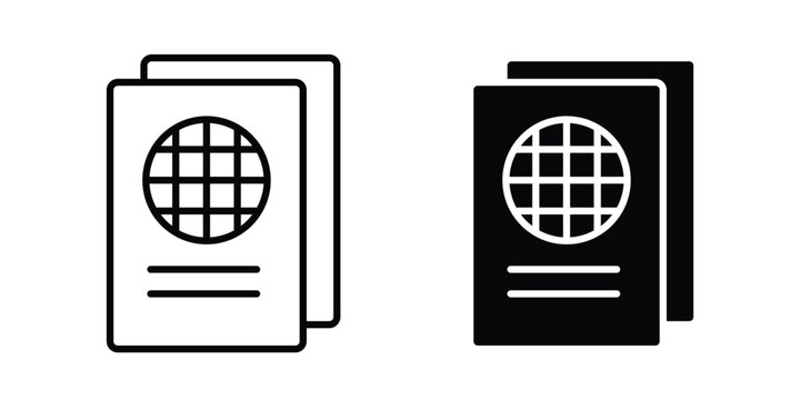 Visa icon and symbol series vector illustration