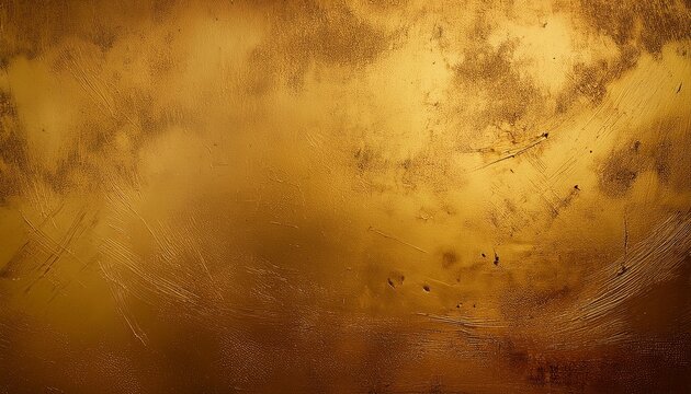 Grunge Gold Background With Stains