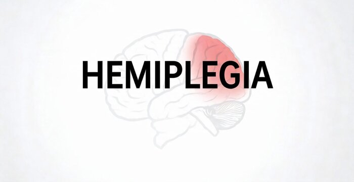 Hemiplegia Brain Stroke Medical Condition.