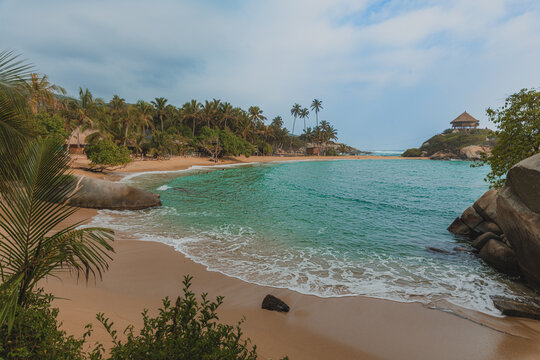 Playas del parque Tayrona de Santa marta.