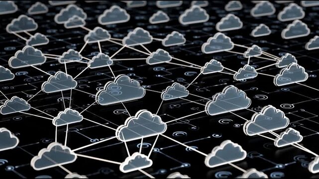 cloud computing technology cyber security , innovative Smart city and graphs with statistics to analyze business potential and predict future developments in company growth. 