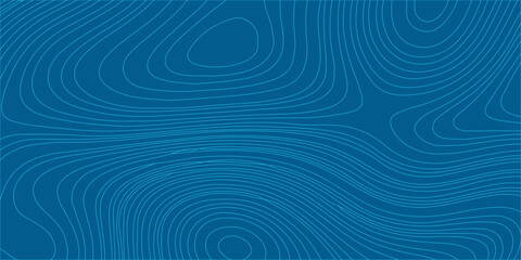 Blue topographic map contour lines abstract background with geographic terrain pattern for minimal tech design vector. Smooth, organic contour lines, topographic map or geographic terrain © Creative Arts