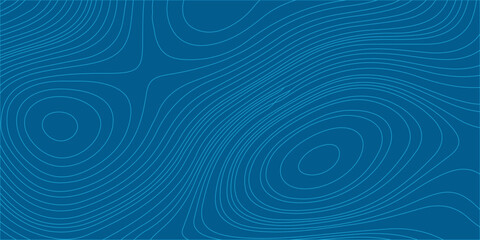Blue topographic map contour lines abstract background with geographic terrain pattern for minimal tech design vector. Smooth, organic contour lines, topographic map or geographic terrain © Creative Lis