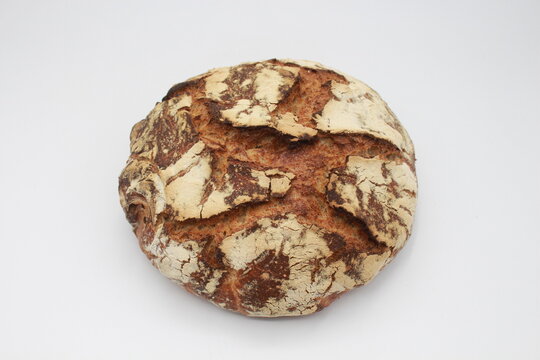 Brot Sauerteig von oben