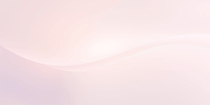 Abstract pink background with smooth flowing waves, soft light curves, and modern gradient vector design