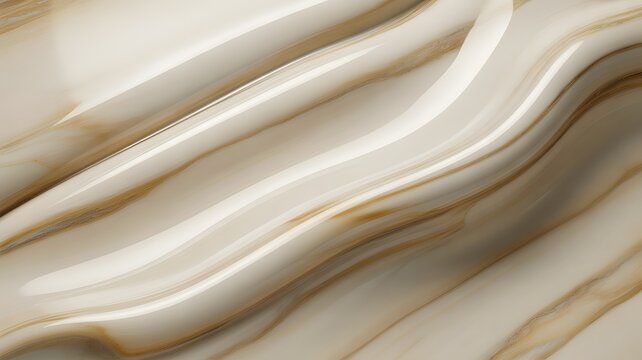 wavy marble texture in beige and cream stone natural pattern abstract background