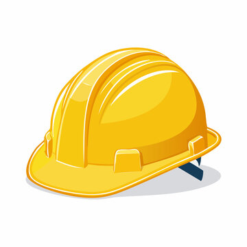 Yellow Hard Hat Illustration