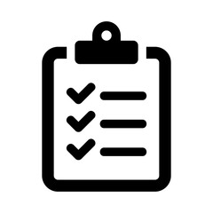Fototapeta premium Checklist Assessment Icon with Task Management Symbol, Mental Health Evaluation, Progress Tracking, Survey and Compliance Checklist Concept for Digital Applications