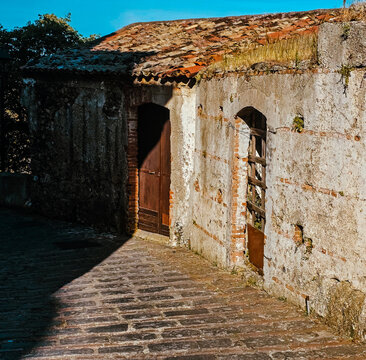 narrow street in the old town of Savoca