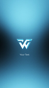Neon Outline Glossy Logo Reveal Vertical Cinematic Light Burst Brand Intro