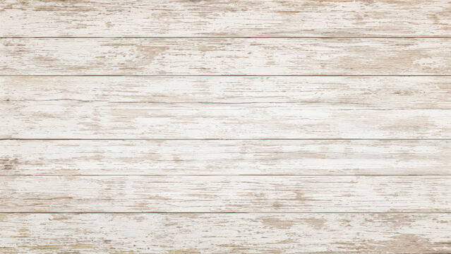 A rough grunge wood texture with an old white grain pattern on a weathered oak timber plank surface creates a natural hardwood design for a rustic wall or floor