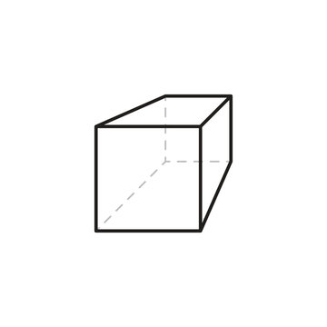 Rectangular Prism Shape Illustration Design