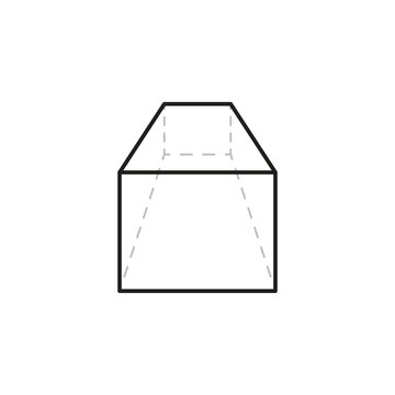 Rectangular Prism Shape Illustration Design