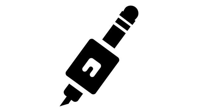 A black icon representing a headphone jack adapter, symbolizing mobile accessories or the use of headphone jack adapters