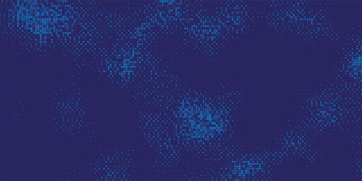 Layered Blue Pixel Texture Suggesting Data Movement abstract composition