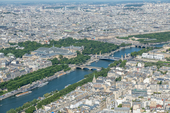 Paris, aerial view