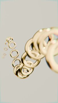 abstract looping 3d shape background wallpaper