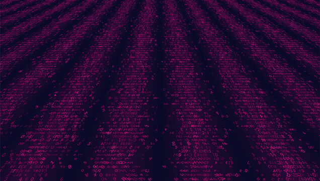 Structured Data Waterfall - Parallel Binary Columns for Server Architecture. Perspective.