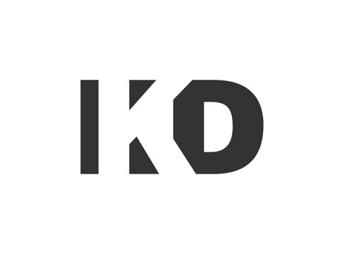 IKD logo design. Initial letter I K D bold font style for tech startups, consulting, corporate branding. Creative company name, headlines typography identity, trendy logotype.