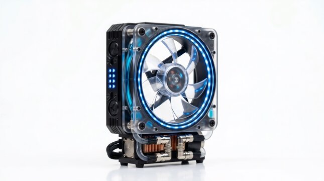 High Performance PC Liquid Cooling System with RGB LED Fan