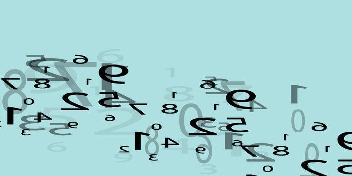 Creative and modern background with numbers trend eps10