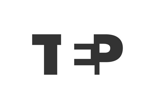 TEP logo design. Initial letter T E P bold font style for tech startups, consulting, corporate branding. Creative company name, headlines typography identity, trendy logotype.