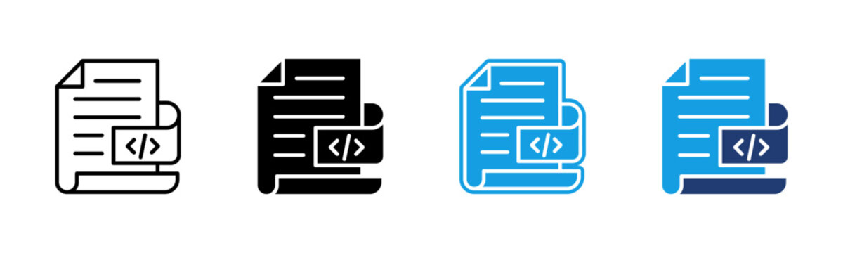 Logging icon multiple style collection