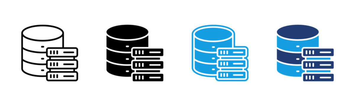 Server icon multiple style collection